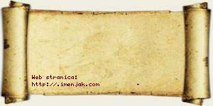 Jasna Brzaković vizit kartica